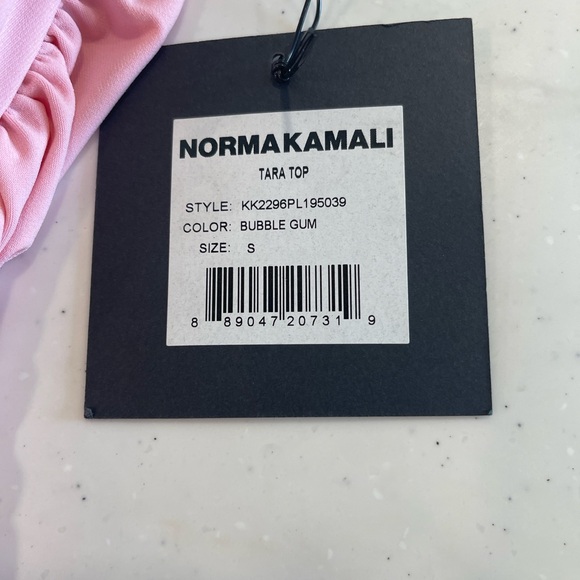 Norma Kamali Bubble Gum Tara Top - Picture 6 of 14